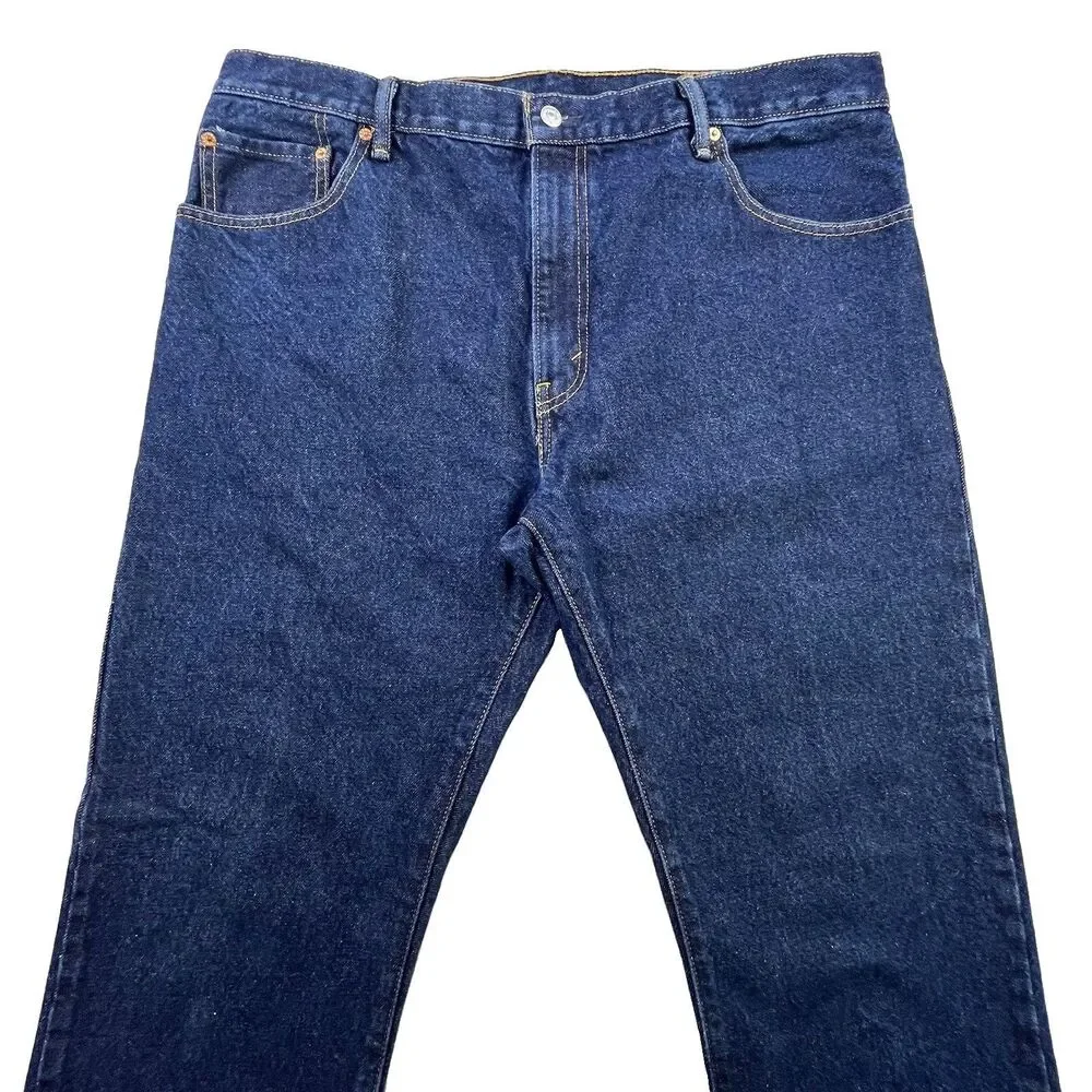 Levis 517 Bootcut Jeans Mens 40x34 Blue Denim Dark Wash Western Workwear